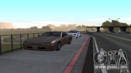 Policía en el puente de San Fiero_v. 2 para GTA San Andreas