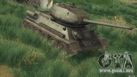 T-34-85 desde el juego COD World at War para GTA San Andreas