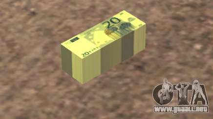 Euro money mod v 1.5 20 euros II para GTA San Andreas