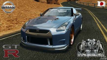 Nissan GT-R 35 rEACT v1.0 para GTA 4