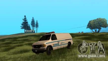 Ford E-150 NYPD Police para GTA San Andreas