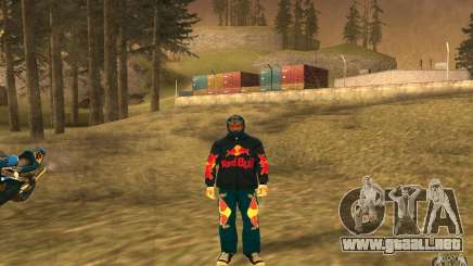 Red Bull Clothes v1.0 para GTA San Andreas