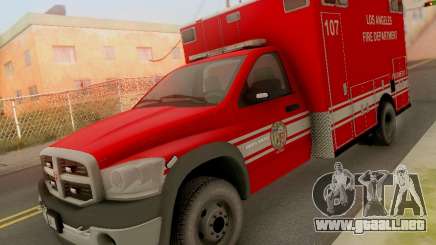 Dodge Ram 1500 LAFD Paramedic para GTA San Andreas
