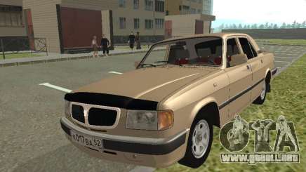 GAS 3110 Volga silver para GTA San Andreas