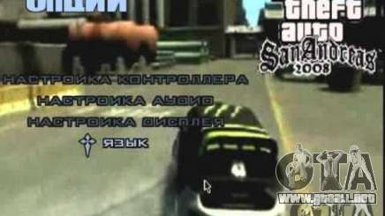 Video de Gta4 menú deriva para GTA San Andreas