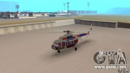 MI-17 civiles (Inglés) para GTA San Andreas