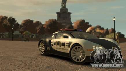 Bugatti Veyron Police [EPM] para GTA 4