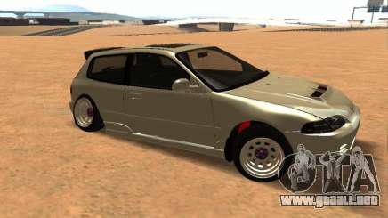 Honda Civic EG6 plata para GTA San Andreas