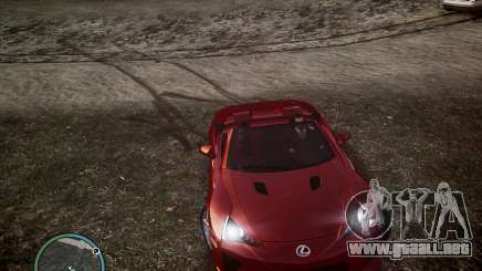 Lexus LF-A Roadster para GTA 4