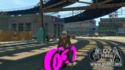 Motocicleta del trono (neón rosa) para GTA 4