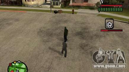 Recarga HP y armaduras segundo jugador v1.0 para GTA San Andreas