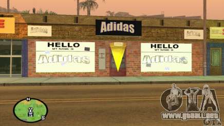 Tienda de ADIDAS para GTA San Andreas