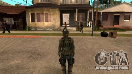 El ingeniero del ejército de piel para GTA San Andreas