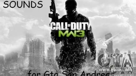 Arma sonido de CoD MW3 para GTA San Andreas