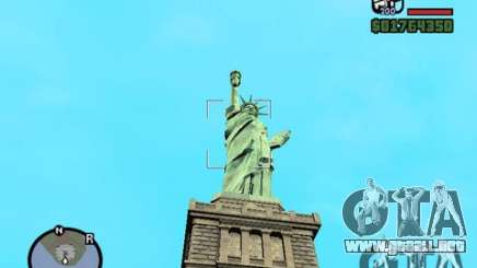 La estatua de la libertad para GTA San Andreas