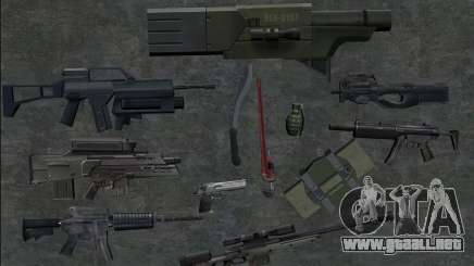 FarCry weapone para GTA San Andreas