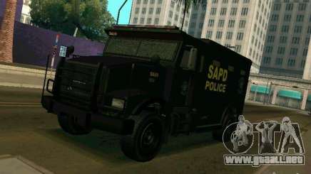 Stokade SAPD SWAT Van para GTA San Andreas