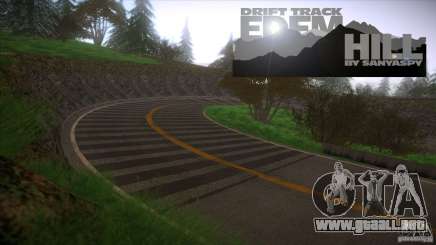 Edem Hill Drift Track para GTA San Andreas