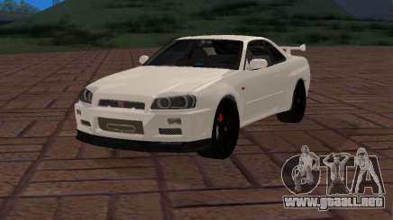 Nissan Skyline GT-R R34 Tunable para GTA San Andreas