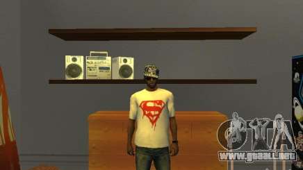 Camiseta de Superman para GTA San Andreas