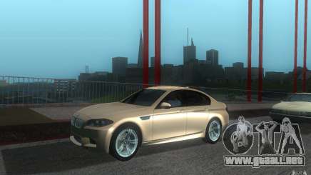 2012 BMW M5 silver para GTA San Andreas