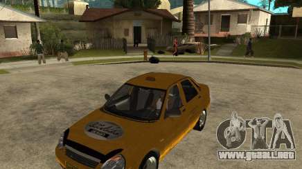 LADA 2170 "priora" Taxi para GTA San Andreas