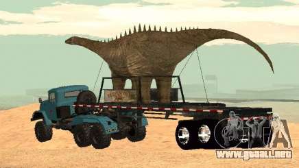 Dinosaurio Trailer para GTA San Andreas