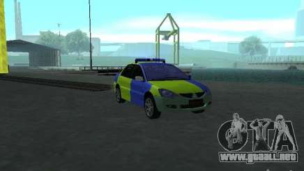 Policía de Mitsubishi Lancer para GTA San Andreas