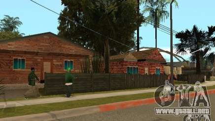 Nuevas texturas de casas en la calle Grove para GTA San Andreas