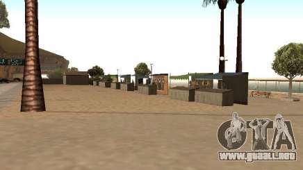 Mercado en la playa para GTA San Andreas