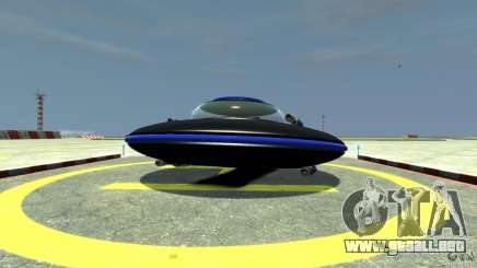 UFO neon ufo blue para GTA 4