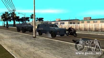 SWAT y el FBI carro pasear por las calles de para GTA San Andreas