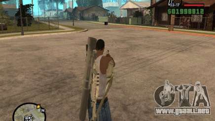 La vista estándar para GTA San Andreas