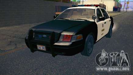 Ford Crown Victoria Police Intercopter para GTA San Andreas
