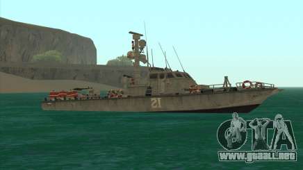 Barco militar de CODMW3 para GTA San Andreas