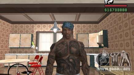 Ami James &amp; Chris Nunez Tattoo para GTA San Andreas