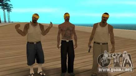 Modelos estándar de Vagos para GTA San Andreas