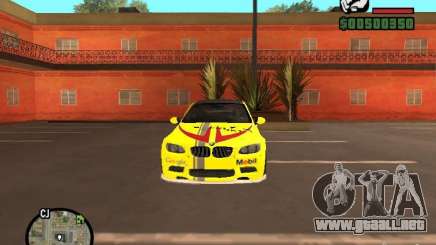 BMW M3 amarillo para GTA San Andreas
