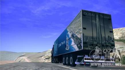 Remolque para el transporte del Scania R620 Dubai para GTA San Andreas
