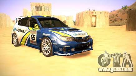 Subaru impreza Tarmac Rally para GTA San Andreas