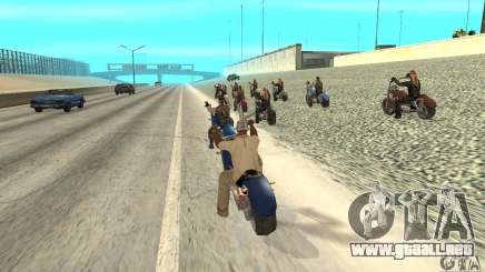 BikersInSa (los moteros en SAN ANDREAS) para GTA San Andreas