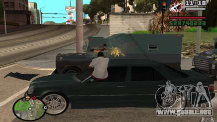 Disparar fuera del auto en GTA 4 para GTA San Andreas