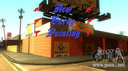 New Garage Painting para GTA San Andreas