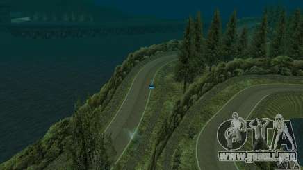 La ruta del rally para GTA San Andreas