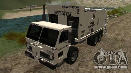 Camión de basura de GTA 4 para GTA San Andreas