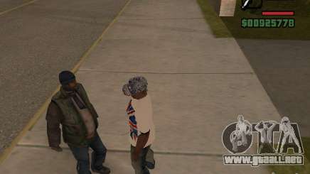 Dar a las personas sin hogar una pequeña trivia para GTA San Andreas