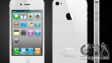 IPhone 4 g blanco para GTA San Andreas