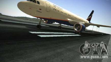 Aeroflot Russian Airlines Airbus A320 para GTA San Andreas