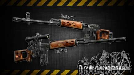Dragunov sniper rifle v 1.0 para GTA San Andreas