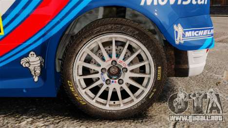 Ford Focus RS Martini WRC para GTA 4